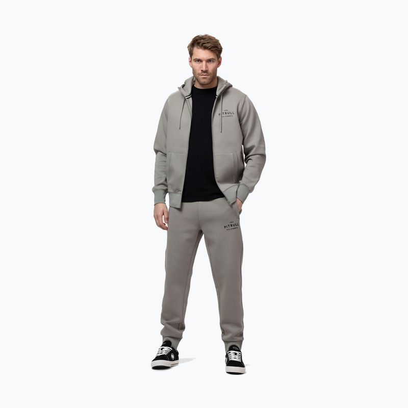 Felpa da uomo Pitbull Sampson Hooded Zip Sweatshirt grey/harbour 2