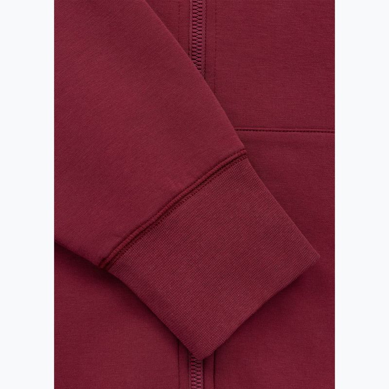 Felpa da uomo Pitbull Sampson Hooded Zip Sweatshirt burgundy 9