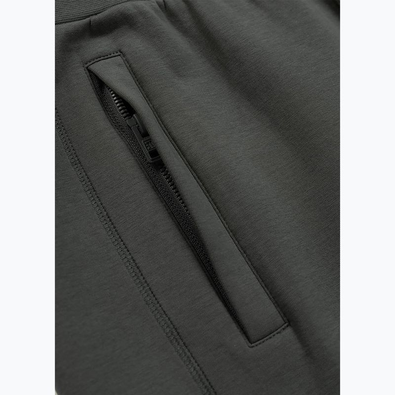 Pantaloni da uomo Pitbull Sampson Track grey/green 7