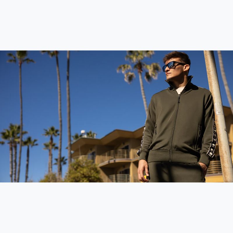 Felpa da uomo Pitbull Track Jacket Powers old green 9