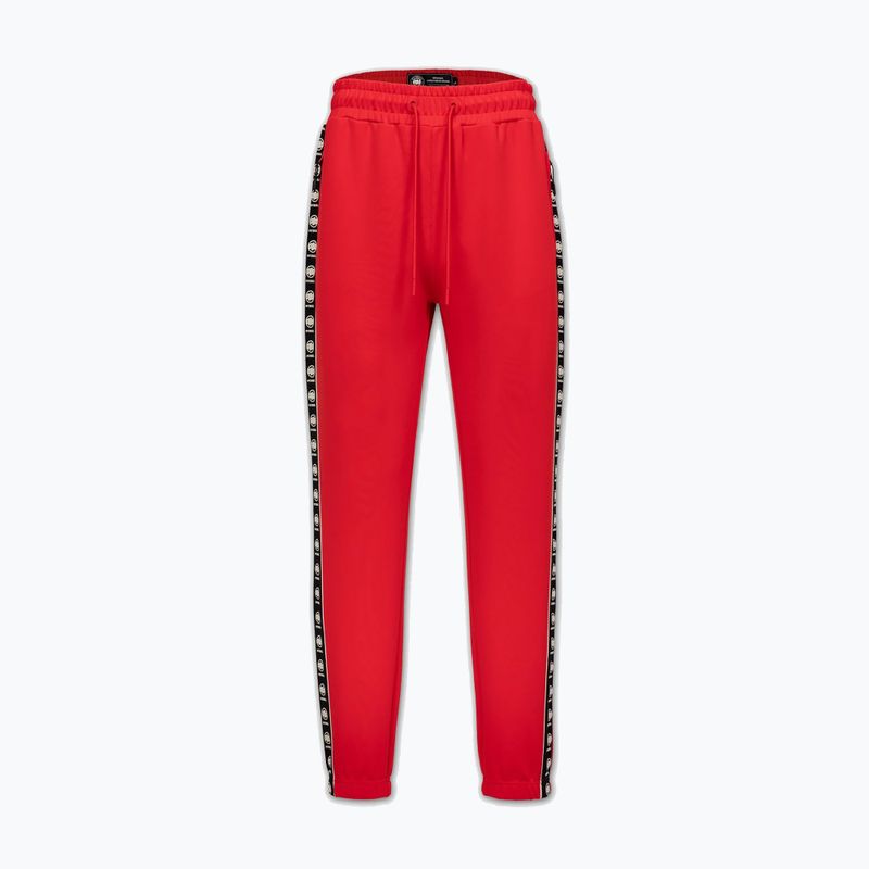 Pantaloni da uomo Pitbull Track Powers fluo/red 3