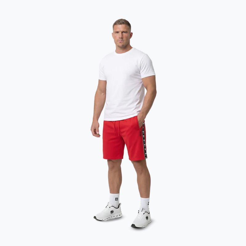 Pantaloncini da uomo Pitbull Track Powers fluo/red 2