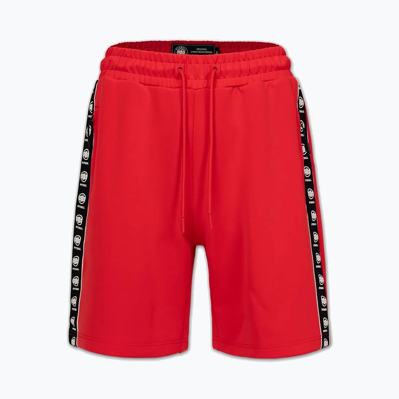 Pantaloncini da uomo Pitbull Track Powers fluo/red 3