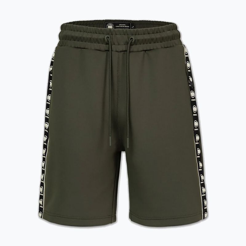 Pantaloncini da uomo Pitbull Track Powers old green 3