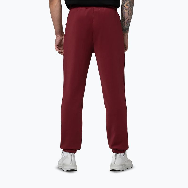 Pantaloni da uomo Pitbull Track San Diego burgundy 3