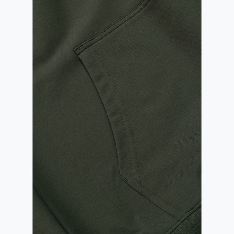 Felpa da uomo Pitbull Tape Parker Hooded old green 9