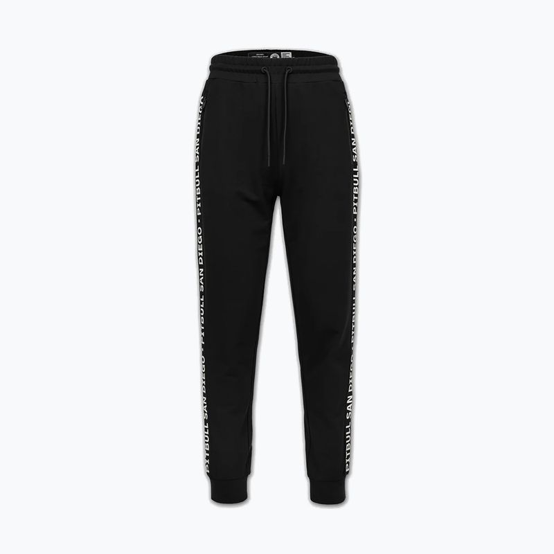 Pantaloni da uomo Pitbull Tape Parker Jogging black 3