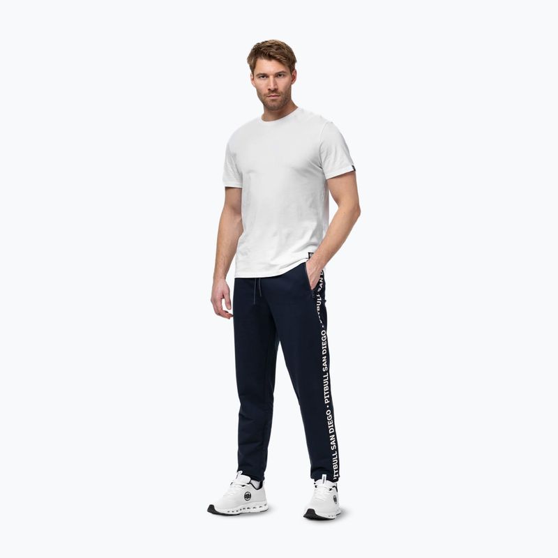 Pantaloni da uomo Pitbull Tape Parker Jogging dark navy 2