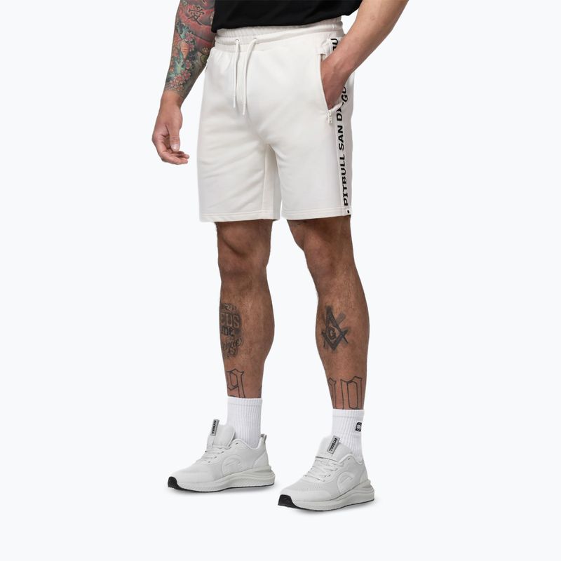 Pantaloncini da uomo Pitbull Tape Parker off white 5