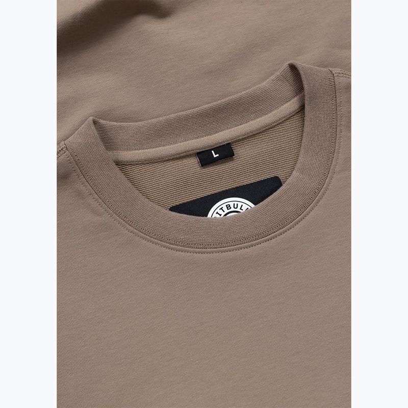 Felpa da uomo Pitbull Nugget Small Logo Crewneck brown savana 7
