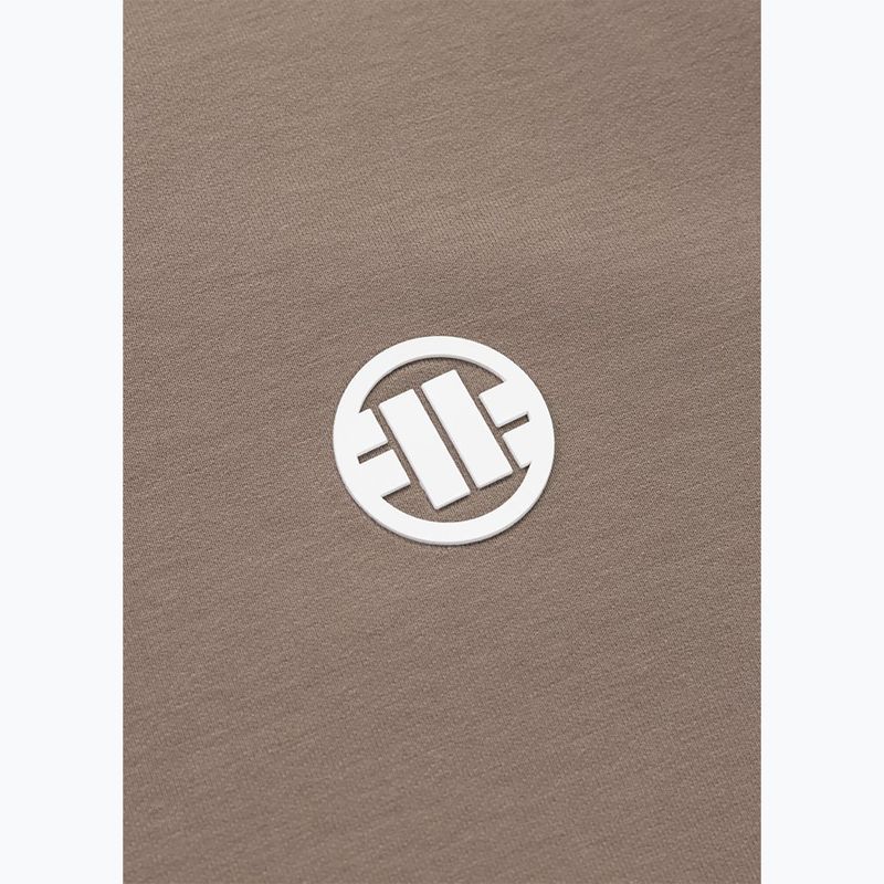 Felpa da uomo Pitbull Nugget Small Logo Crewneck brown savana 9