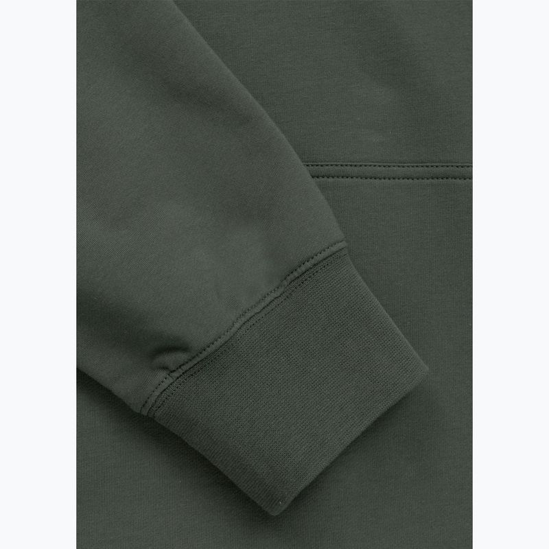 Felpa da uomo Pitbull Nugget Small Logo Hooded sage green 7