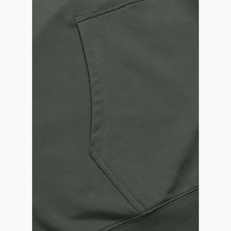 Felpa da uomo Pitbull Nugget Small Logo Hooded sage green 8