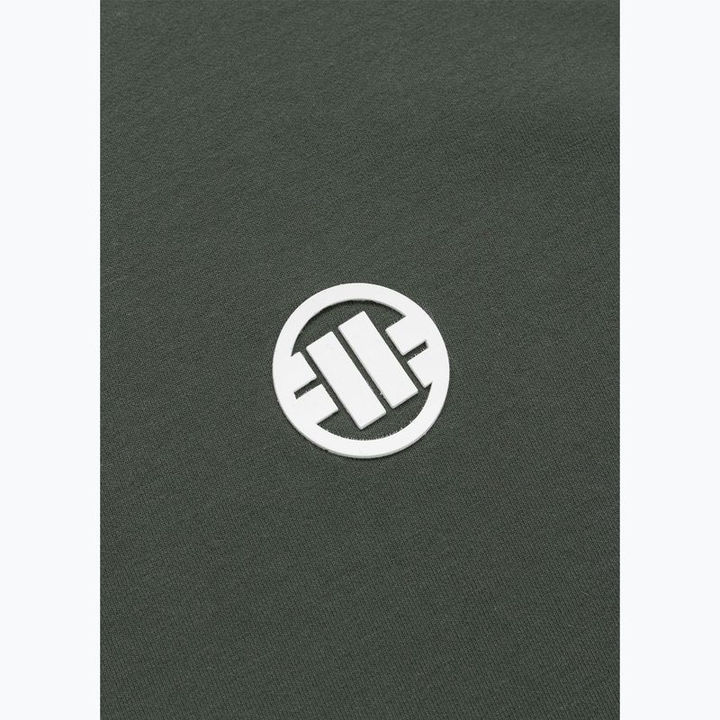 Felpa da uomo Pitbull Nugget Small Logo Hooded sage green 9