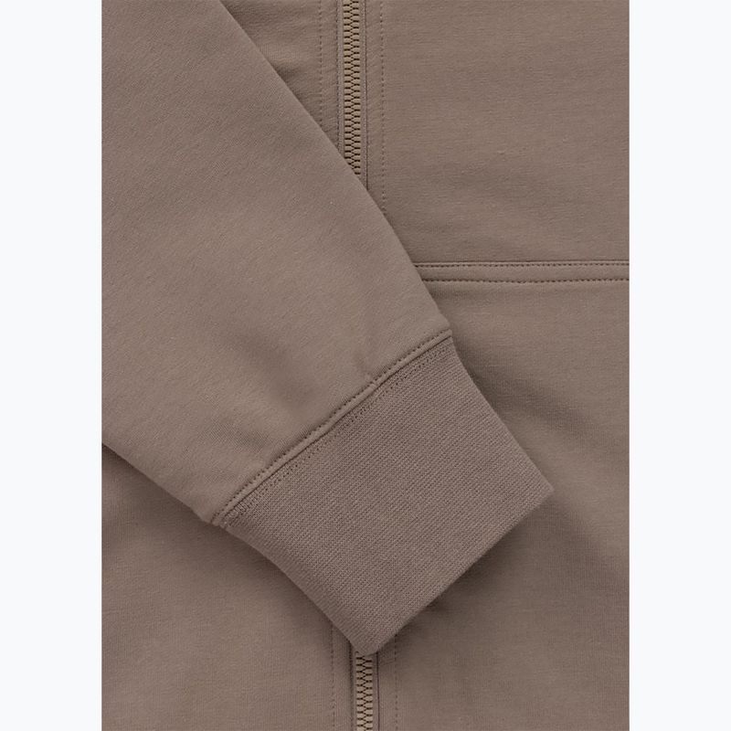 Felpa da uomo Pitbull Nugget Small Logo Hooded Zip brown savana 8