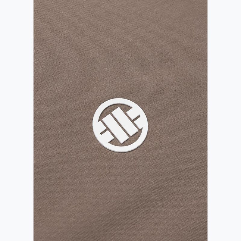 Felpa da uomo Pitbull Nugget Small Logo Hooded Zip brown savana 10