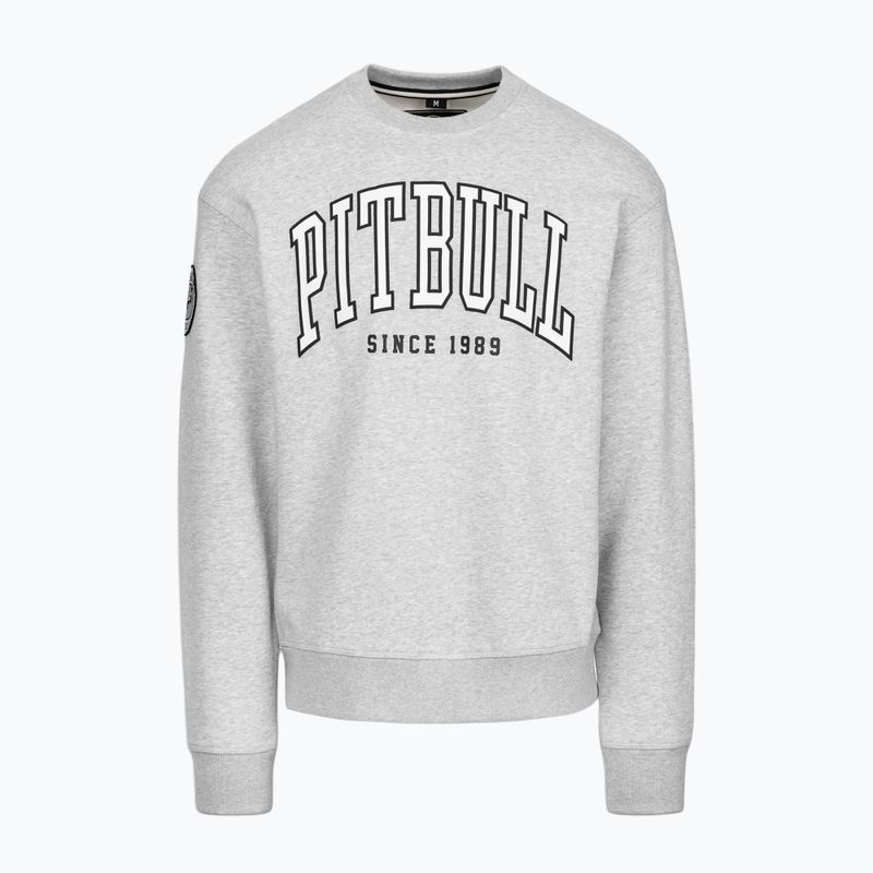 Felpa da uomo Pitbull Badger Crewneck grey/melange 5