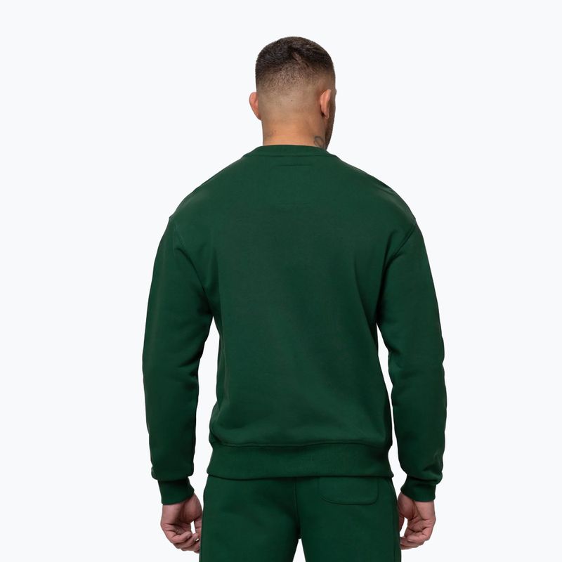 Felpa da uomo Pitbull Badger Crewneck hunter/green 3