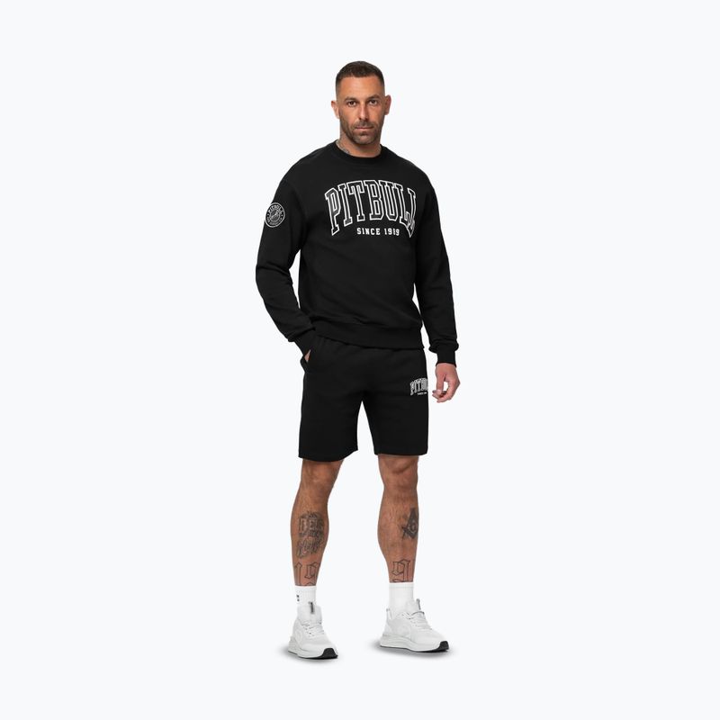 Felpa da uomo Pitbull Badger Crewneck black 2