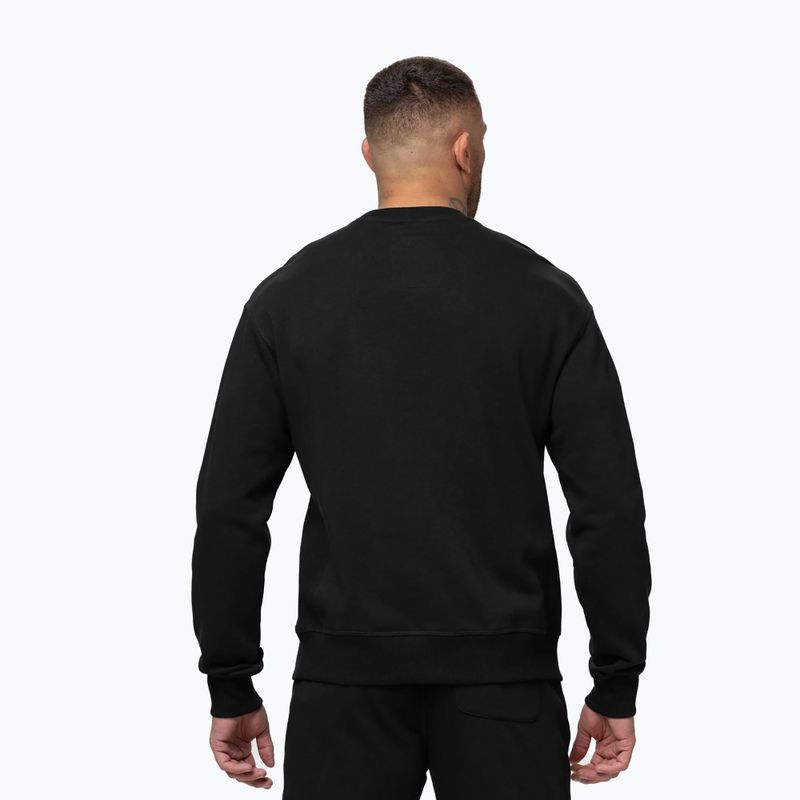 Felpa da uomo Pitbull Badger Crewneck black 3