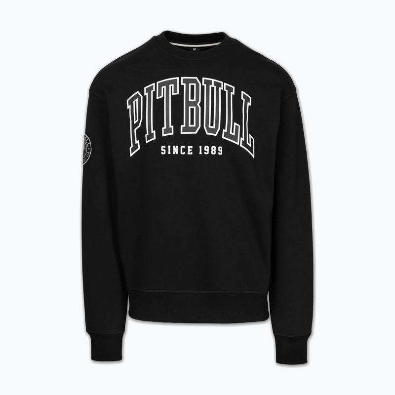 Felpa da uomo Pitbull Badger Crewneck black 5