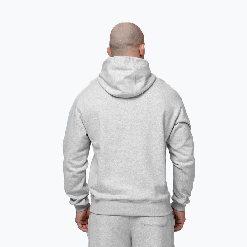 Felpa da uomo Pitbull Badger Hooded grey/melange 3