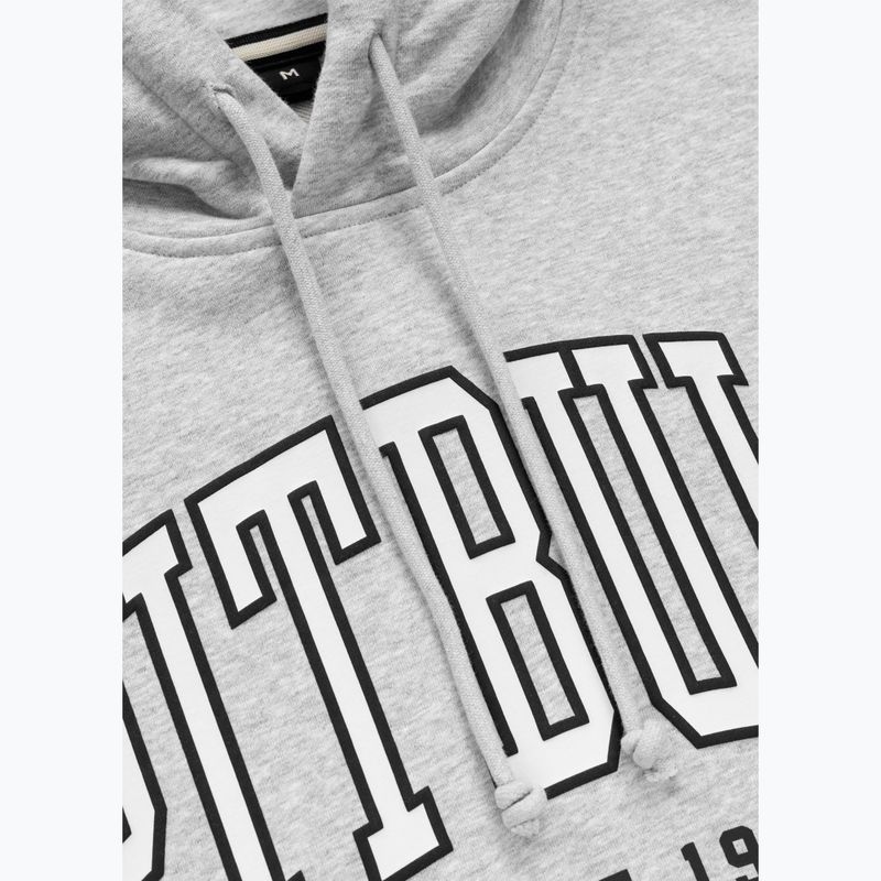 Felpa da uomo Pitbull Badger Hooded grey/melange 6
