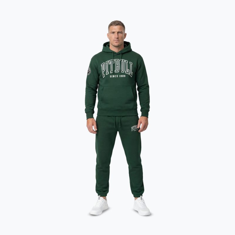 Felpa da uomo Pitbull Badger Hooded hunter green 2