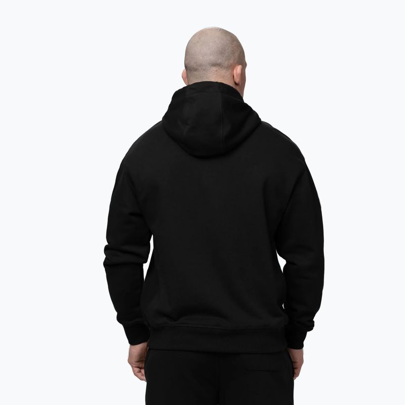 Felpa da uomo Pitbull Badger Hooded black 3