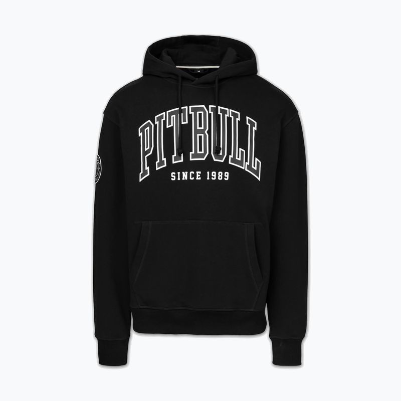 Felpa da uomo Pitbull Badger Hooded black 4