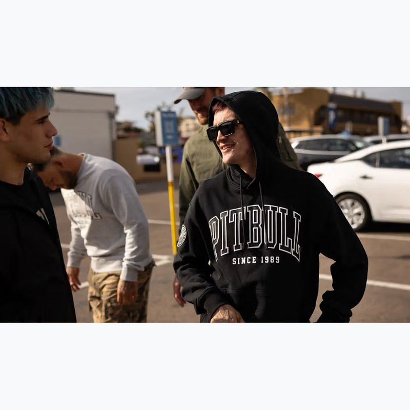 Felpa da uomo Pitbull Badger Hooded black 13