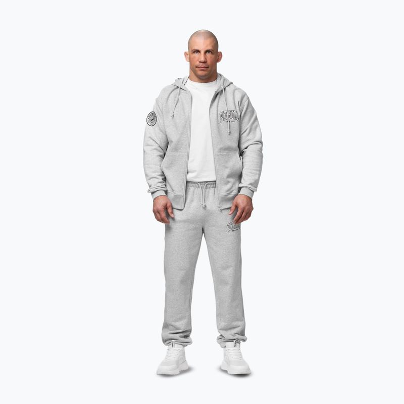 Felpa da uomo Pitbull Badger Hooded Zip grey/melange 2