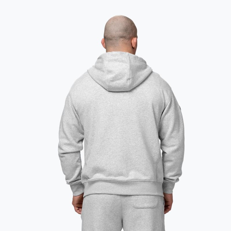 Felpa da uomo Pitbull Badger Hooded Zip grey/melange 3