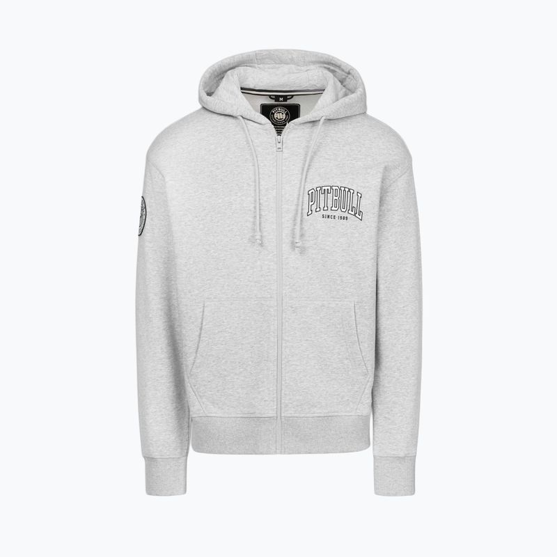 Felpa da uomo Pitbull Badger Hooded Zip grey/melange 6
