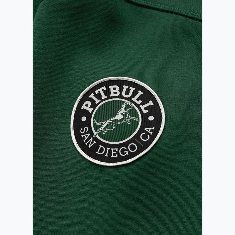 Felpa da uomo Pitbull Badger Hooded Zip hunter/green 9
