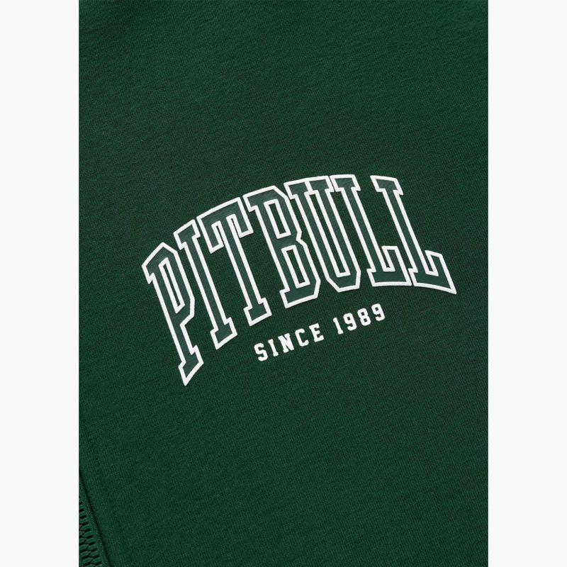 Felpa da uomo Pitbull Badger Hooded Zip hunter/green 10
