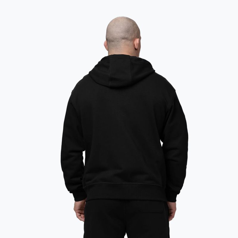 Felpa da uomo Pitbull Badger Hooded Zip black 3