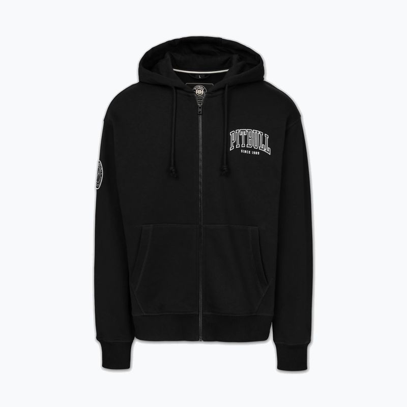 Felpa da uomo Pitbull Badger Hooded Zip black 5
