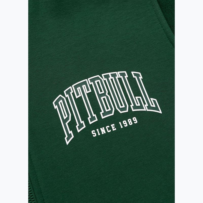 Felpa da uomo Pitbull Badger Hooded Vest Zip hunter green 9