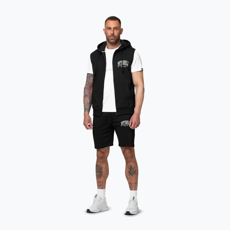 Felpa da uomo Pitbull Badger Hooded Vest Zip black 2