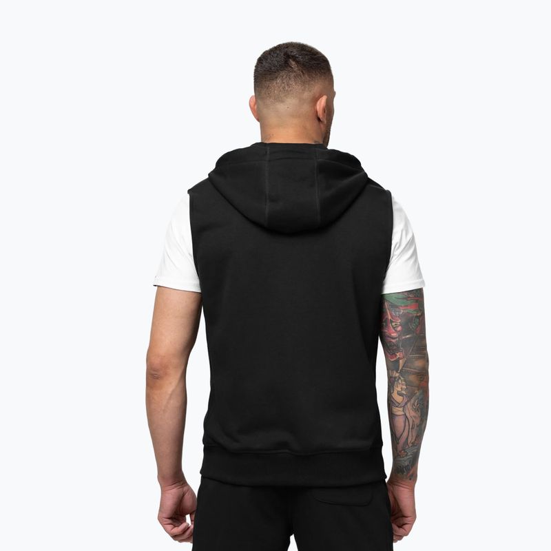 Felpa da uomo Pitbull Badger Hooded Vest Zip black 3
