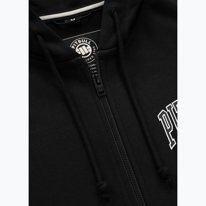 Felpa da uomo Pitbull Badger Hooded Vest Zip black 7