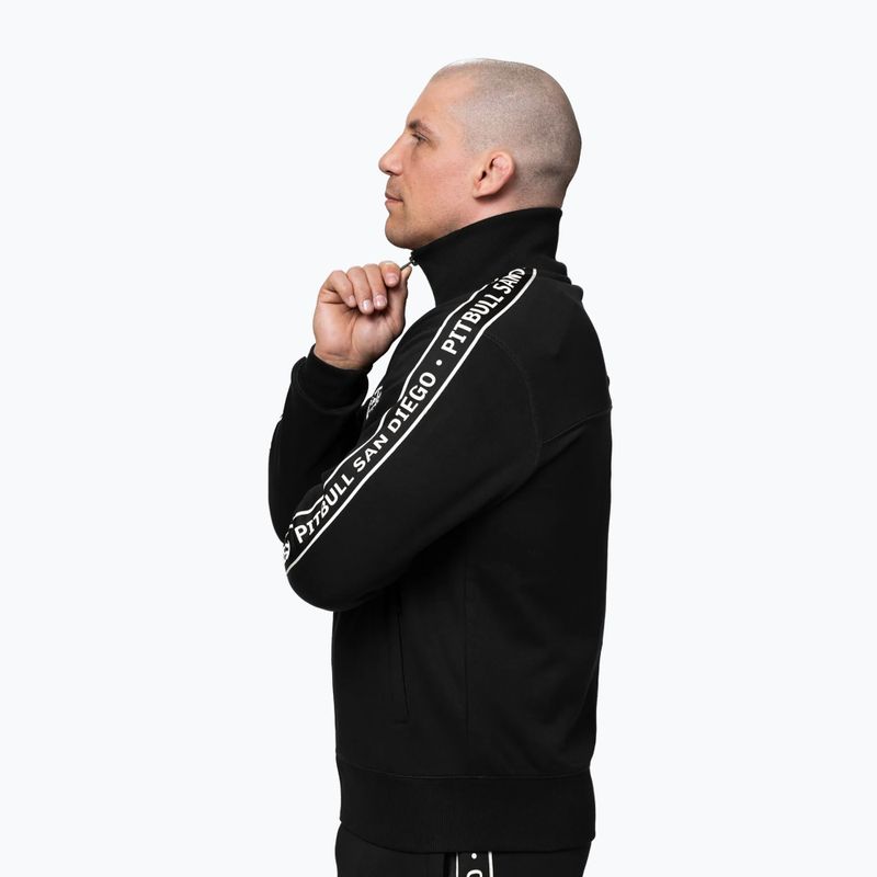 Felpa da uomo Pitbull Nexus Track Jacket black 4