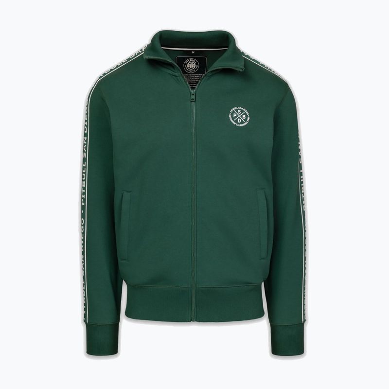 Felpa da uomo Pitbull Nexus Track Jacket bottle green 5