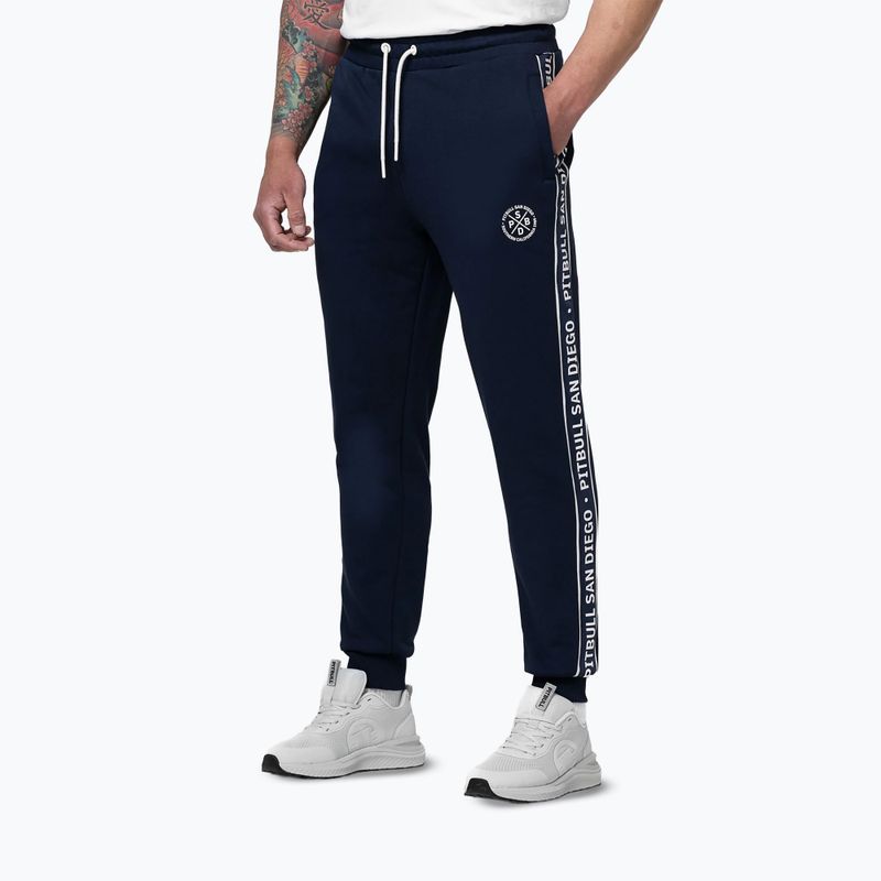 Pantaloni da uomo Pitbull Nexus Track dark navy 4