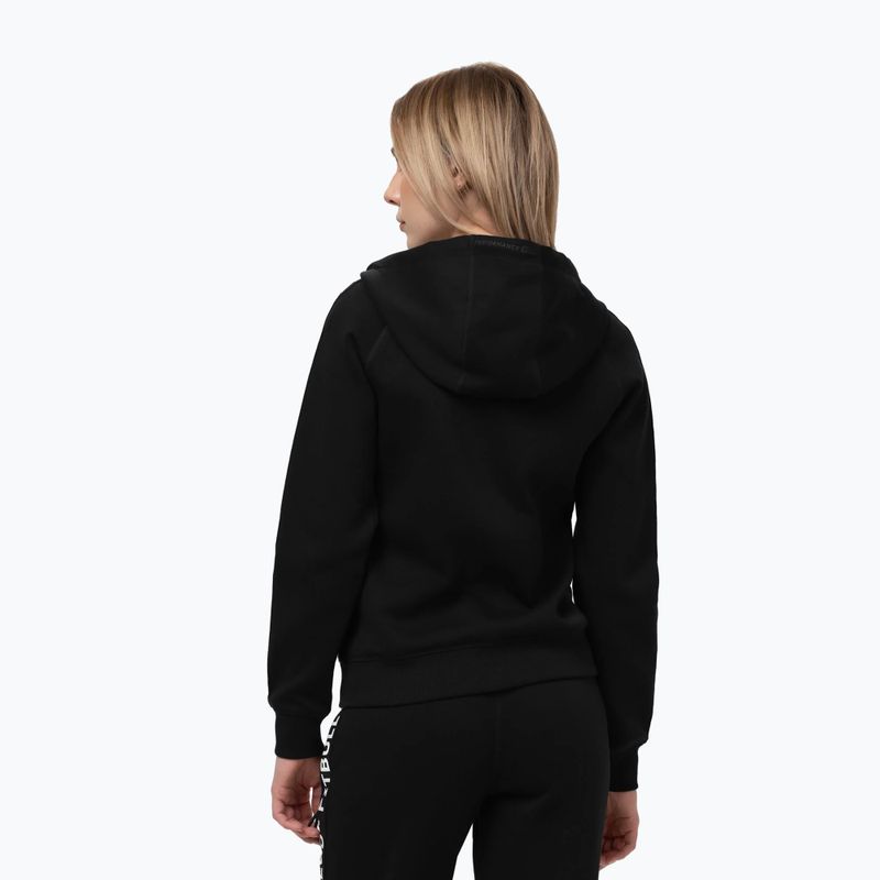 Felpa da donna Pitbull Explory Tape Hooded Zip black 3