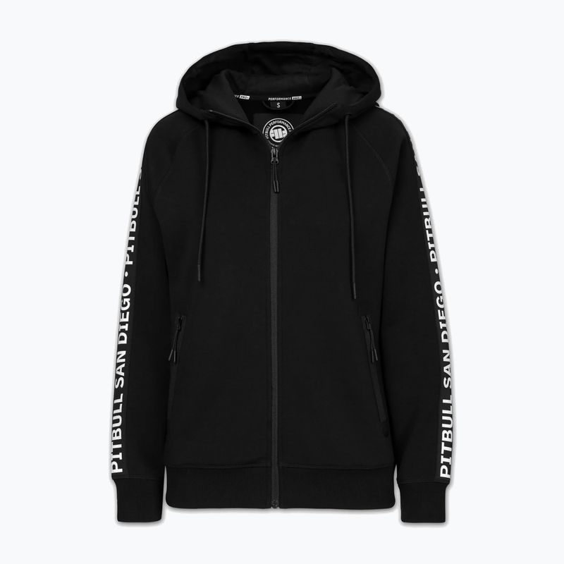Felpa da donna Pitbull Explory Tape Hooded Zip black 5
