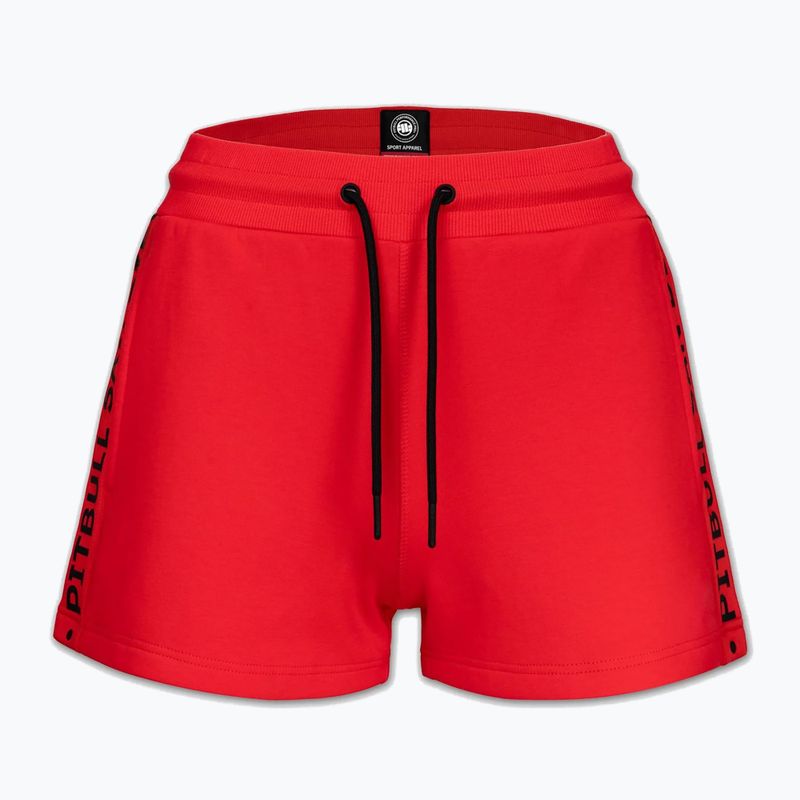 Pantaloncini da donna Pitbull Explory Tape fluo/red 5