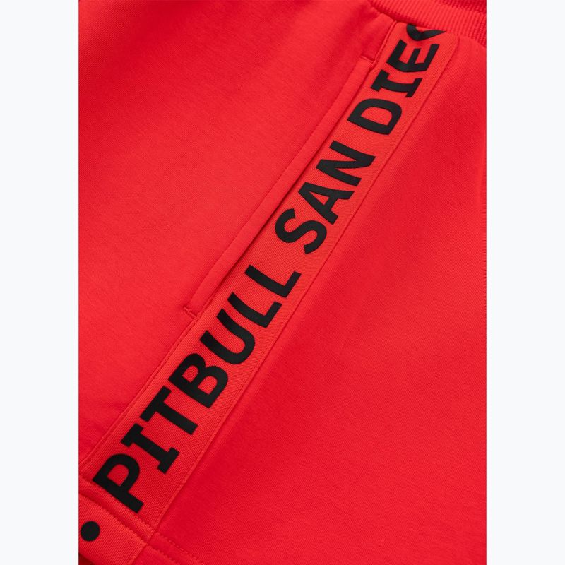 Pantaloncini da donna Pitbull Explory Tape fluo/red 9