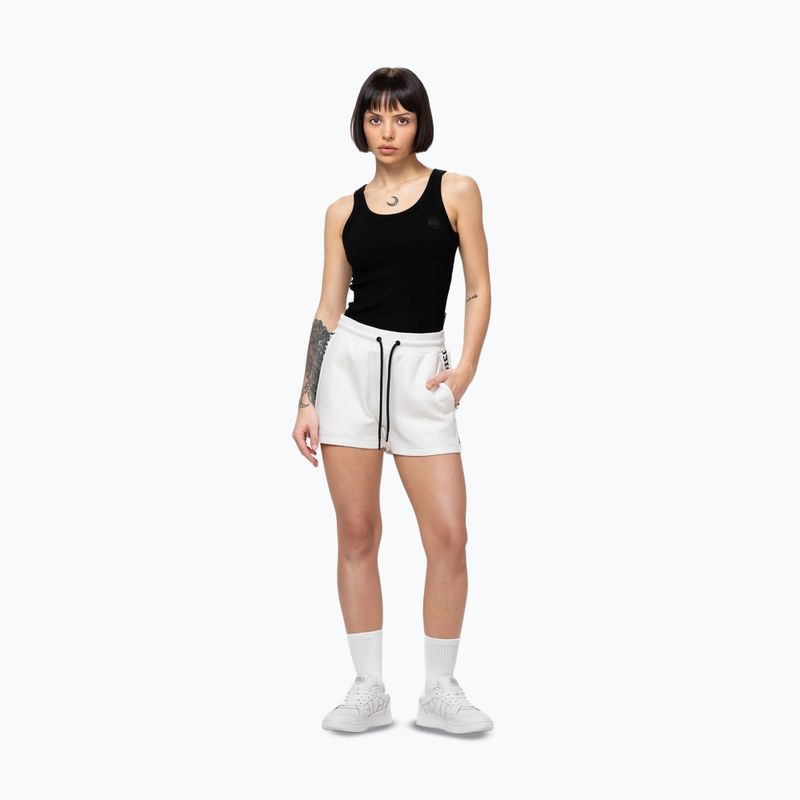 Pantaloncini da donna Pitbull Explory Tape off white 2